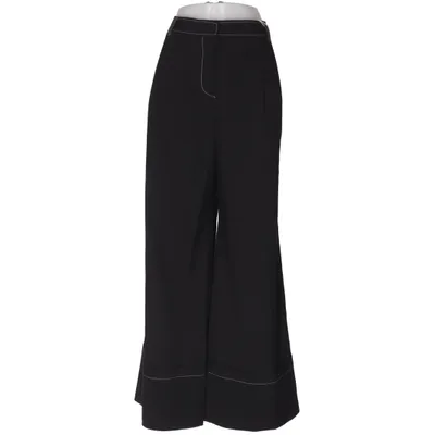 Palazzobukser (Sort) fra Rejina Pyo Polyester, Uld