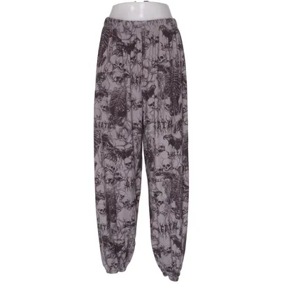 Harem pants (Gray, Black) from Romwe Polyester