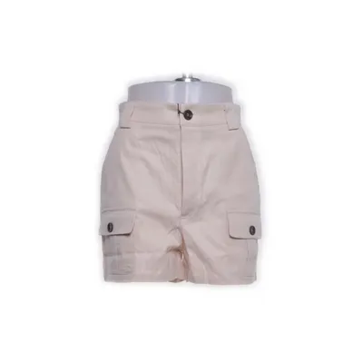 Cargo Shorts (Beige) Polyester