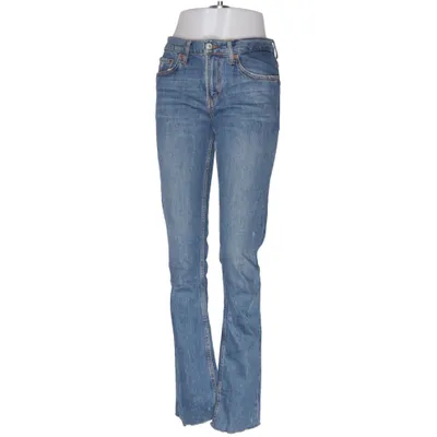 Spijkerbroek (Blauw) van Zara Woman Premium Collection Katoen, Elastaan