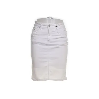 Jeansnederdel (Hvid) fra Boomerang Bomuld, Elastan, Polyester