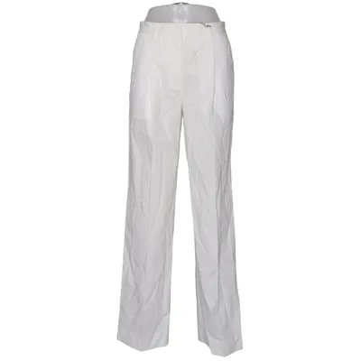 Suit pants (White) from Totême Organic cotton