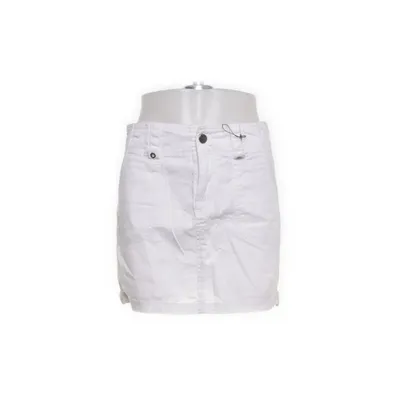 Denim skirt (White) from 3 Suisses Cotton