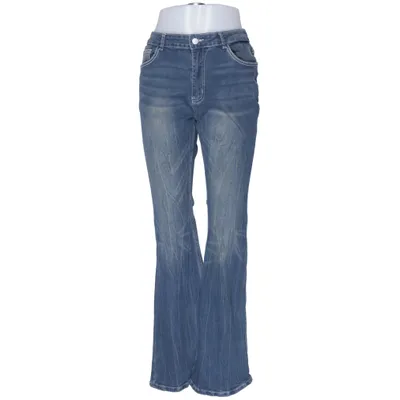 Jeans (Blå) från Romwe Elastan