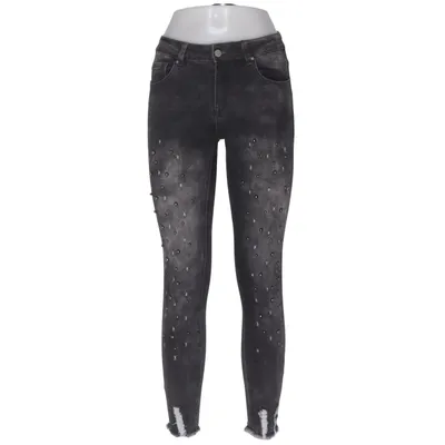 Spijkerbroek (Grijs) van MyHailys Katoen, Elastaan, Polyester, Viscose