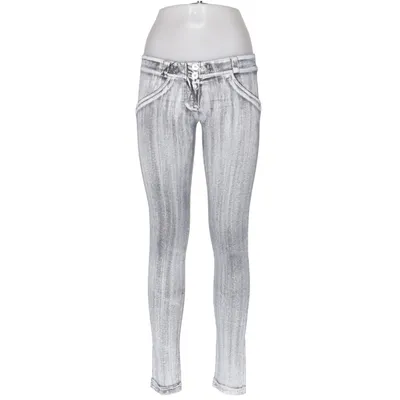 Treggings (Grå) fra Freddy Bomuld, Elastan