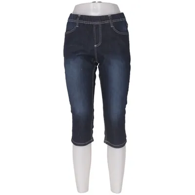 Driekwart broek (Blauw) van John Baner Katoen, Elastaan, Polyester