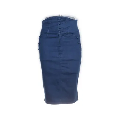 Denim skirt (Blue) from Miss Sixty Cotton, Elastane, Polyester