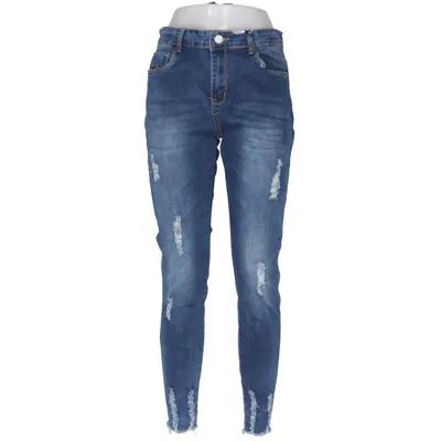 Jeans (Blå) fra Miss RJ Bomuld, Elastan, Polyester