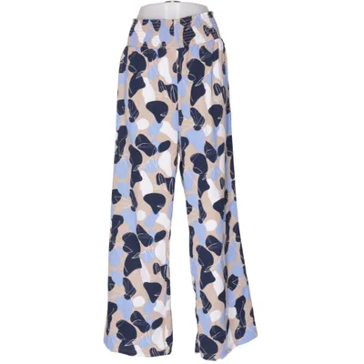 Palazzobukser (Blå, Beige, Flerfarvet) fra Marine Elastan, Polyester
