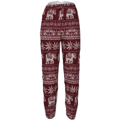 Harem pants (Red) from Rayon Viscose