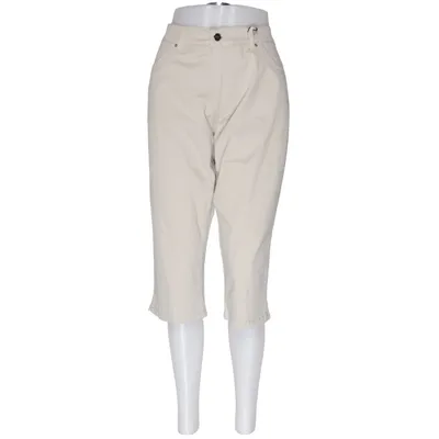 Driekwart broek (Beige) van Bessie Katoen, Elastaan, Polyester