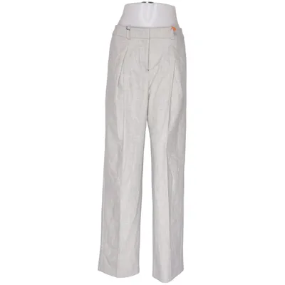 Kostymbyxor (Grå) från Hugo Boss Elastan, Polyester, Viskos, Ull