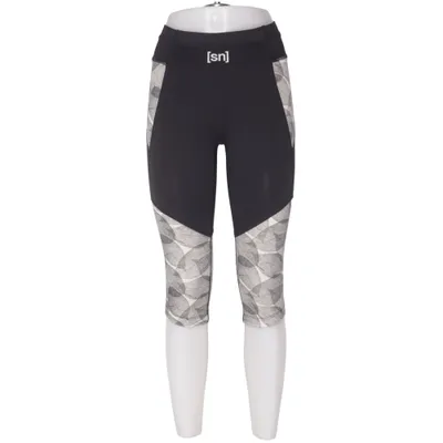 Træningsleggings (Sort, Grå) fra Super.Natural Elastan, Polyester, Uld
