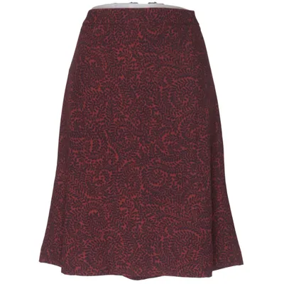 Skirt (Red, Black) from Ann Taylor Loft Elastane, Polyester