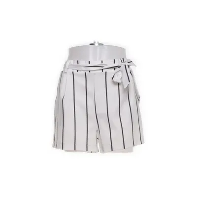 Shorts (Vit, Svart) från Zaful Polyester