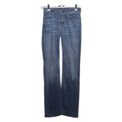 Spijkerbroek (Blauw) van 7 for All Mankind Katoen, Elastaan