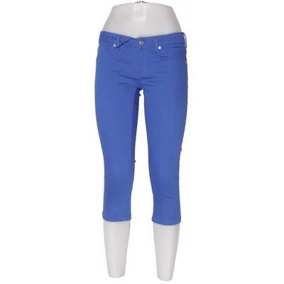 Driekwart broek (Blauw) van Mango Jeans Katoen, Elastaan