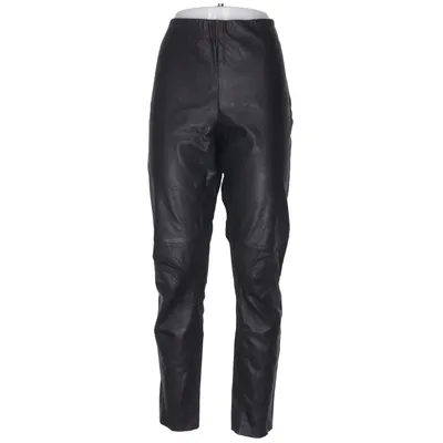Leren broek (Zwart) van H&M