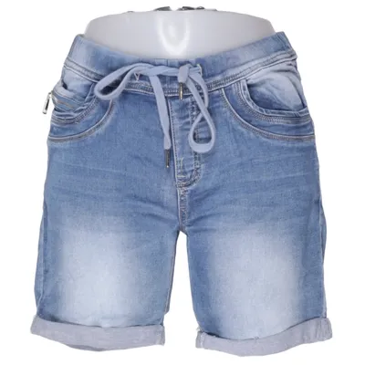 Jeansshorts (Blå) från Place du Jour Bomull, Elastan