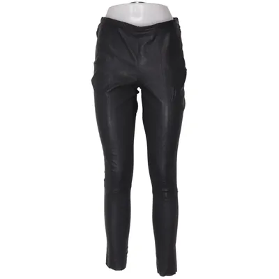 Leren broek (Zwart) van Coster Copenhagen Leer, Polyester