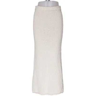 Maxi nederdel (Hvid) fra H&M Bomuld, Silke