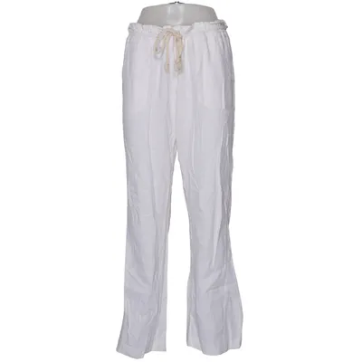 Pantalon patte d'éléphant (Blanc) de Roxy Lin, Viscose