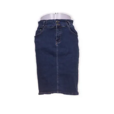 Jeanskjol (Blå) från Tissaia Bomull, Elastan, Polyester