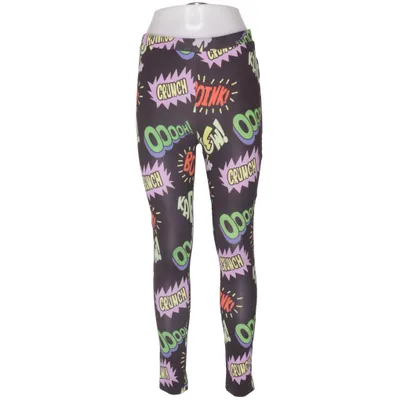 Leggings (Svart, Flerfärgad) från Lazy Oaf Elastan, Polyester