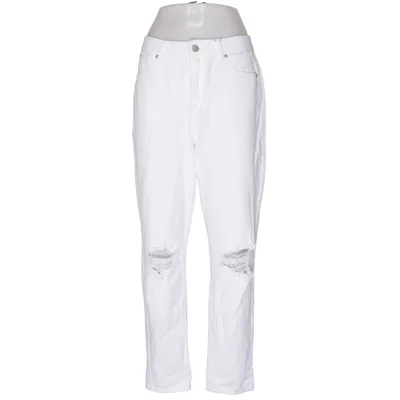 Jeans (Vit) från Boohoo Blue Bomull, Polyester