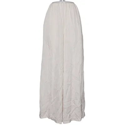 Pantalon patte d'éléphant (Beige) de Lusso Soie, Viscose