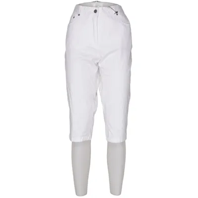 Pantacourt (Blanc) de Brandtex Coton, Élasthane
