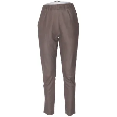 Leather pants (Gray, Beige) from Depeche
