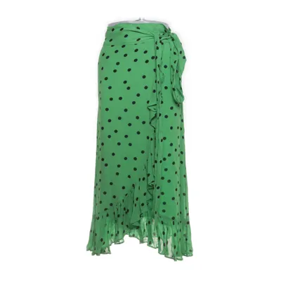 Wikkelrok (Groen, Zwart) van Ganni Viscose