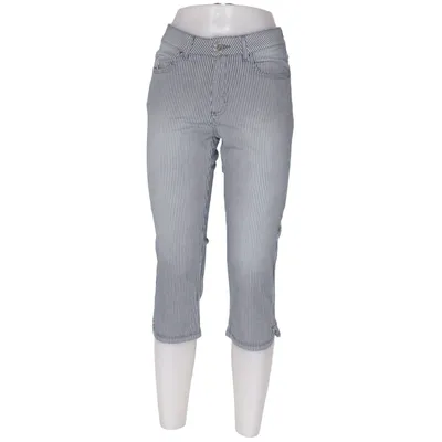 Driekwart broek (Blauw, Wit) van Para Mi Katoen, Elastaan