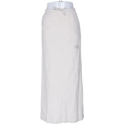 Långkjol (Beige) från Cappuccini by Desam Linne, Polyester, Viskos