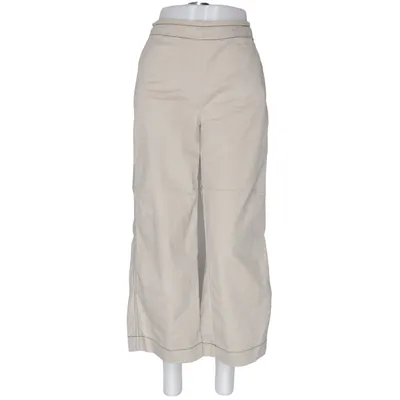 Palazzo broek (Beige) van Oak+ Fort Katoen, Elastaan, Polyester
