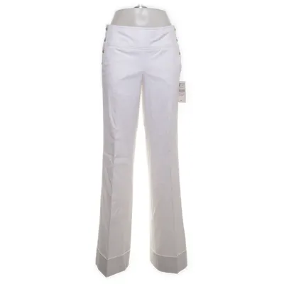 Broek (Wit) van Zara Woman Katoen, Elastaan