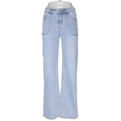 Jeans (Blue) from Marta du Chateau Cotton, Elastane, Polyester, Viscose