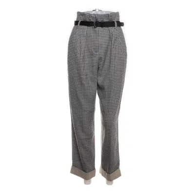 Broek (Grijs, Meerkleurig) van Zara Elastaan, Polyester, Viscose