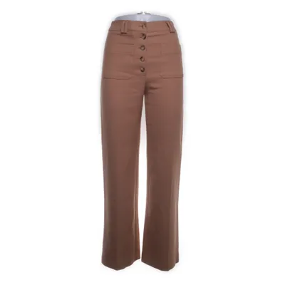 Pantalon patte d'éléphant (Marron) de Sézane Coton, Élasthane, Polyester recyclé, Laine