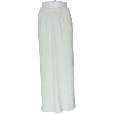 Maxi rok (Groen) van Hopsack Elastaan, Viscose