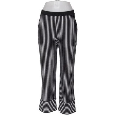 Pantalon patte d'éléphant (Noir, Blanc) de Joseph Ribkoff Élasthane, Polyester
