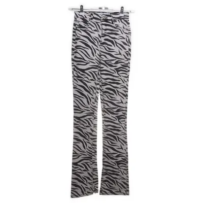 Jeans (Svart, Vit) från Bershka Bomull, Elastan