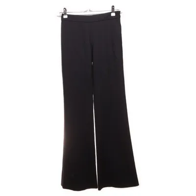 Pantalon patte d'éléphant (Noir) de Theory Élasthane, Laine
