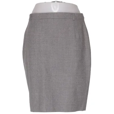 Skirt (Gray) from Escada Elastane, Wool