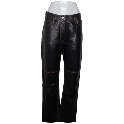 Läderbyxor (Svart) från Samsøe & Samsøe Skinn, Viskos