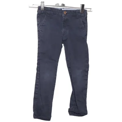 Chinos (Blå) från Lindex Bomull, Elastan