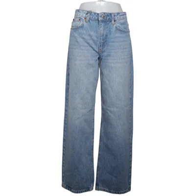 Jeans (Straight Mid Waist Jeans) från NA-KD Bomull, Polyester