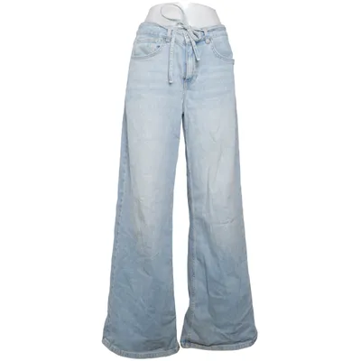 Jeans (Blå) från Never Denim Elastan, Återvunnen bomull